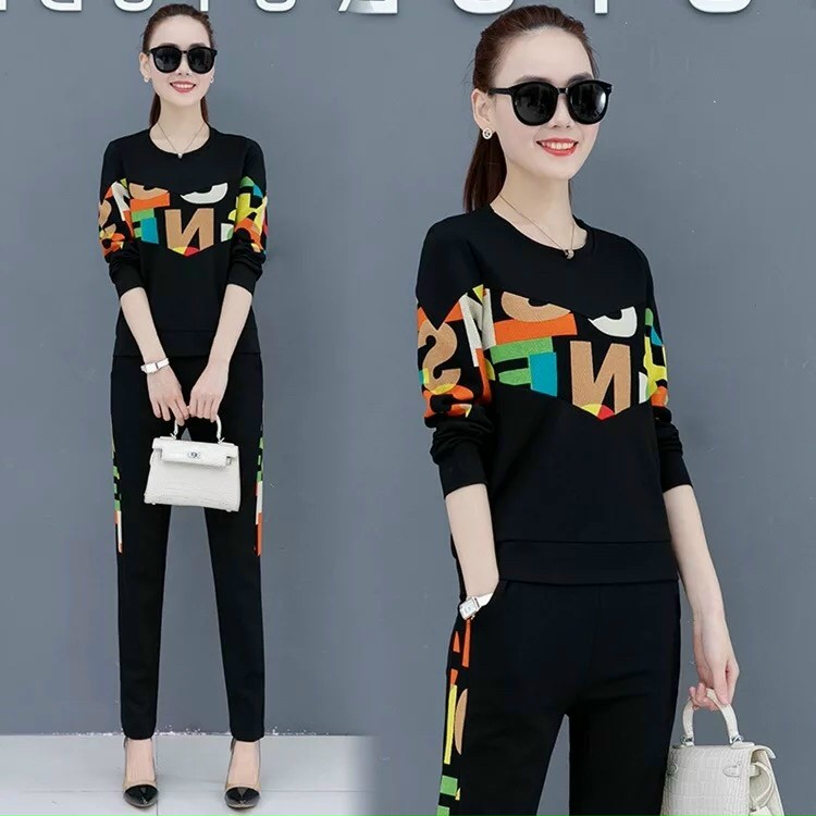 Set Bộ Dài Thể Thao In 3D Sắc Sảo-BTN74